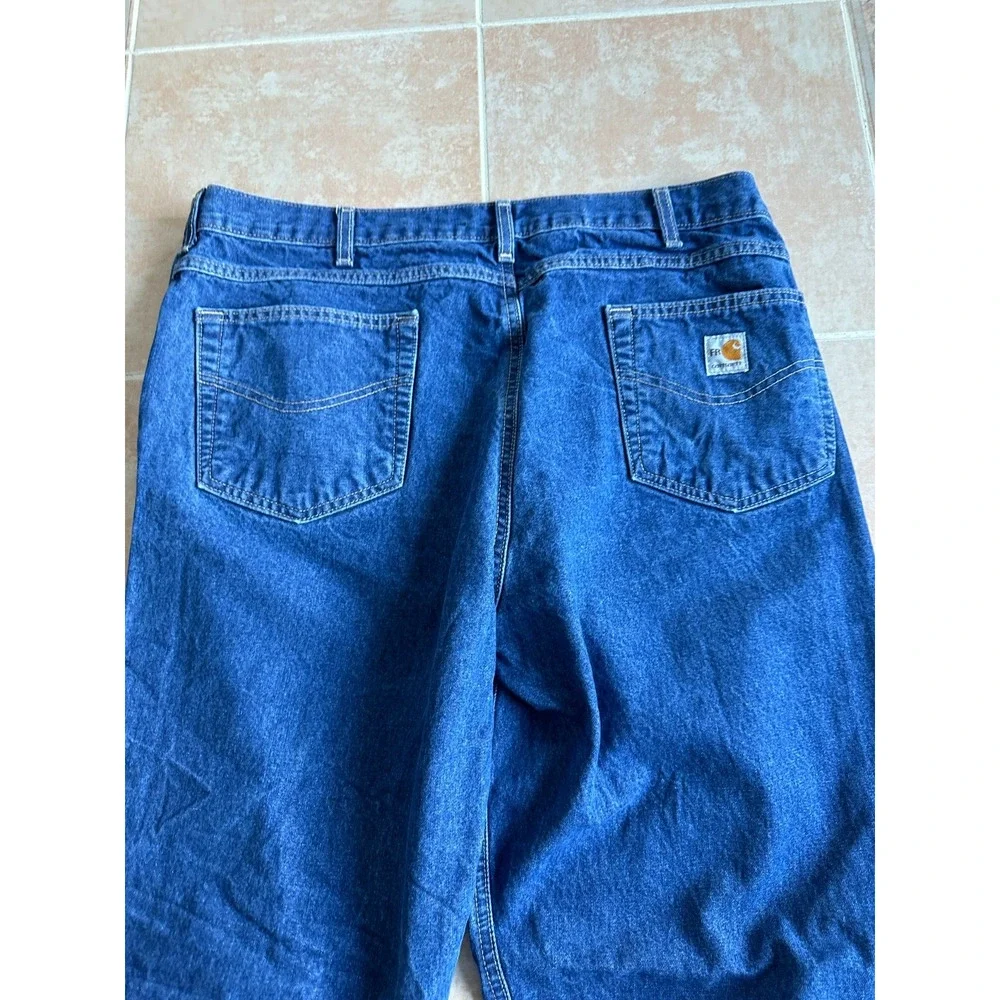 Carhartt cat 2 relaxed fit‎ flame resistant Blue Jeans Men size 40 x 34